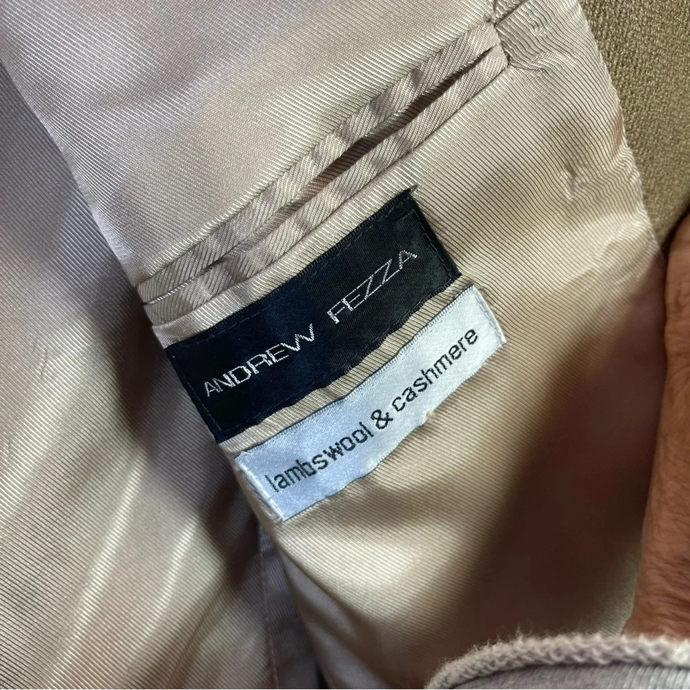 Men's sport coat Andrew‎ Fezza Lambswool/Cashmere Blend size L-42 S10